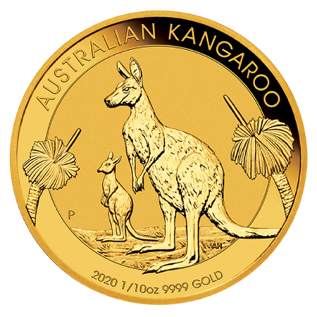 2020 1/10 oz Nugget Kangaroo Gold Coin (Australia)